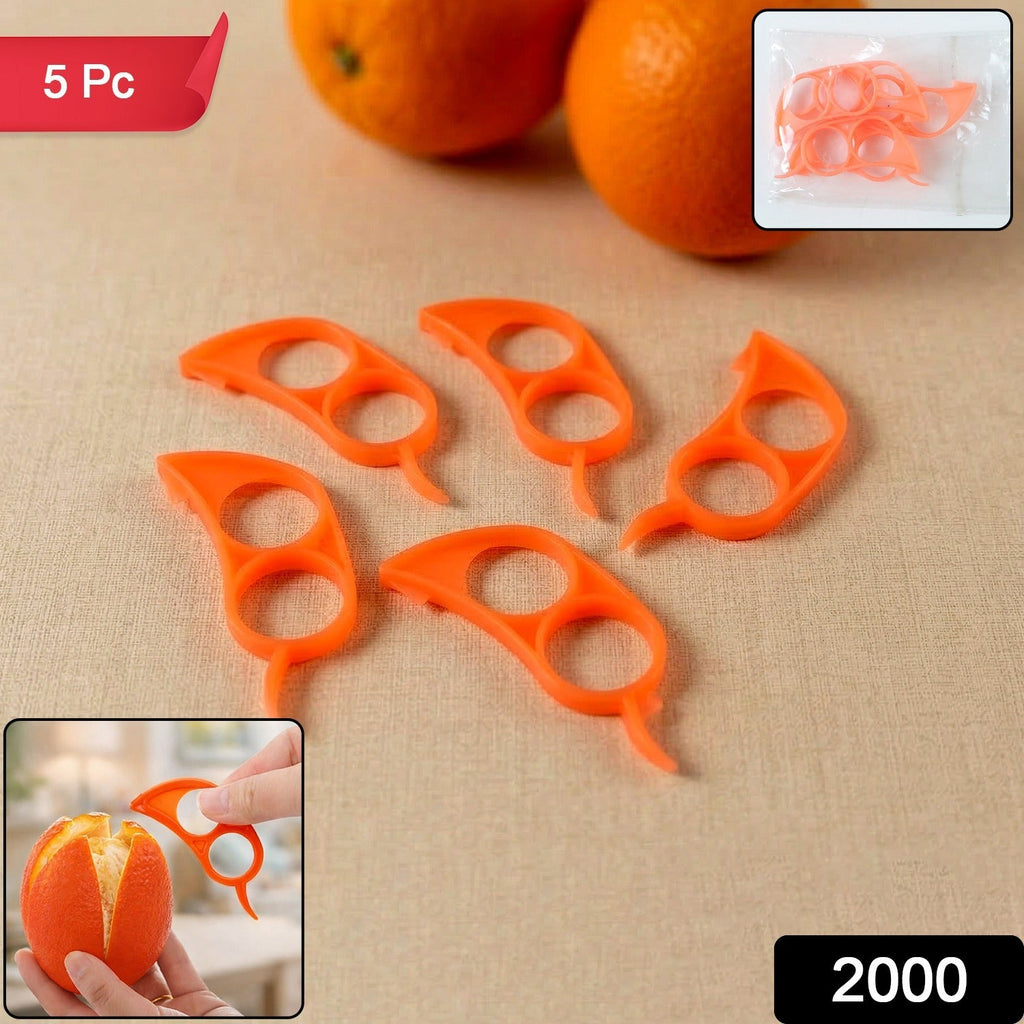 Orange peeler cutter tool for easy fruit peeling