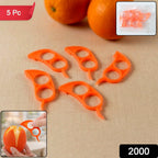 Orange peeler cutter tool for easy fruit peeling