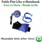 Foldable insulated grocery bag, perfect for keeping fruits and vegetables fresh.