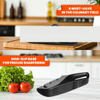 Knife sharpener features view