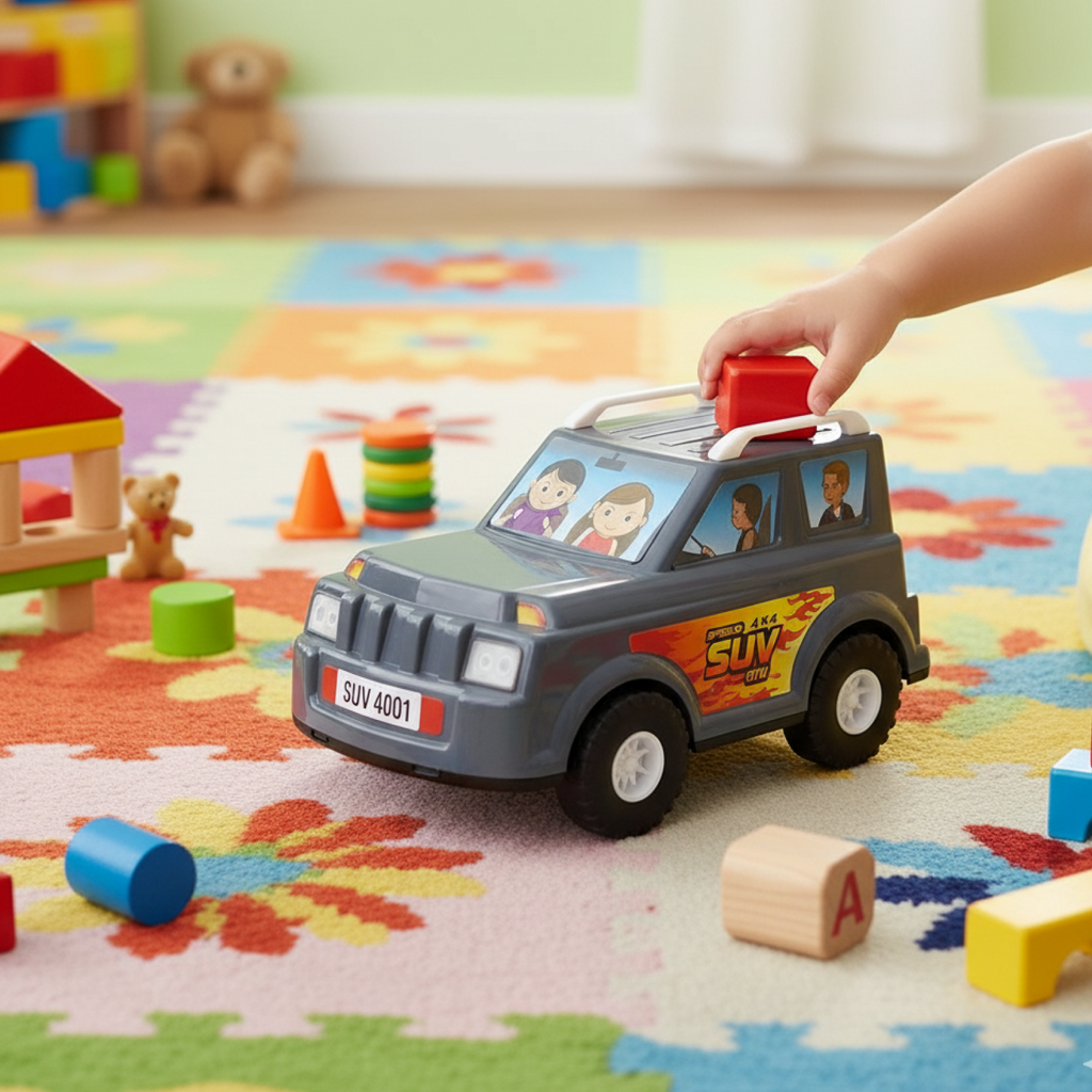 Durable kids toy SUV vehicle perfect for imaginative play