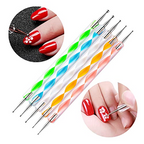 Packaging of Velvet Rope Nail Art Pen Set, 5-piece kit.