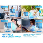 Additional view of mini bladeless air conditioner