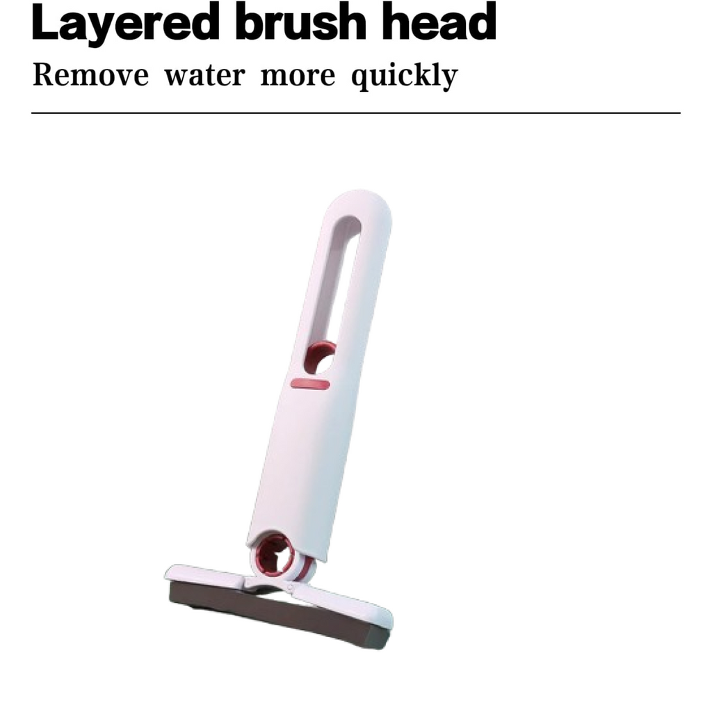 Ergonomic ABS handle of the silicone wiper for comfortable, non-slip grip.