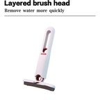 Ergonomic ABS handle of the silicone wiper for comfortable, non-slip grip.