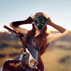 Flexible and durable TPU frame of the off-road motorcycle goggles for impact resistance.