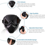 Adjustable, non-slip elastic headband for a secure fit on the RaceVault goggles.