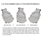 Ergonomic baby carrier highlighting the hip seat designed for healthy M-position posture.