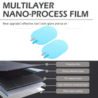 Specification details of HD clear protective mirror film for cars