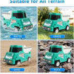 Toy construction dumper truck with sturdy plastic build
