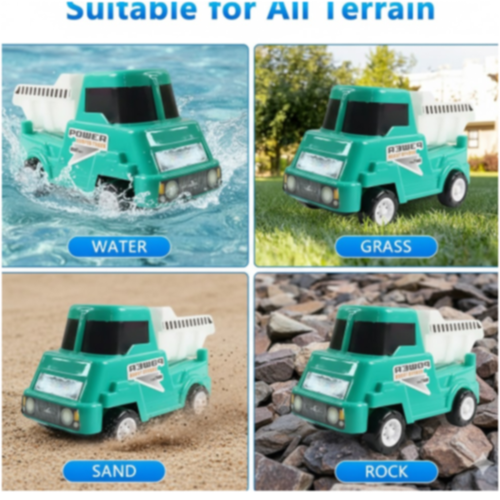 Toy construction dumper truck with sturdy plastic build