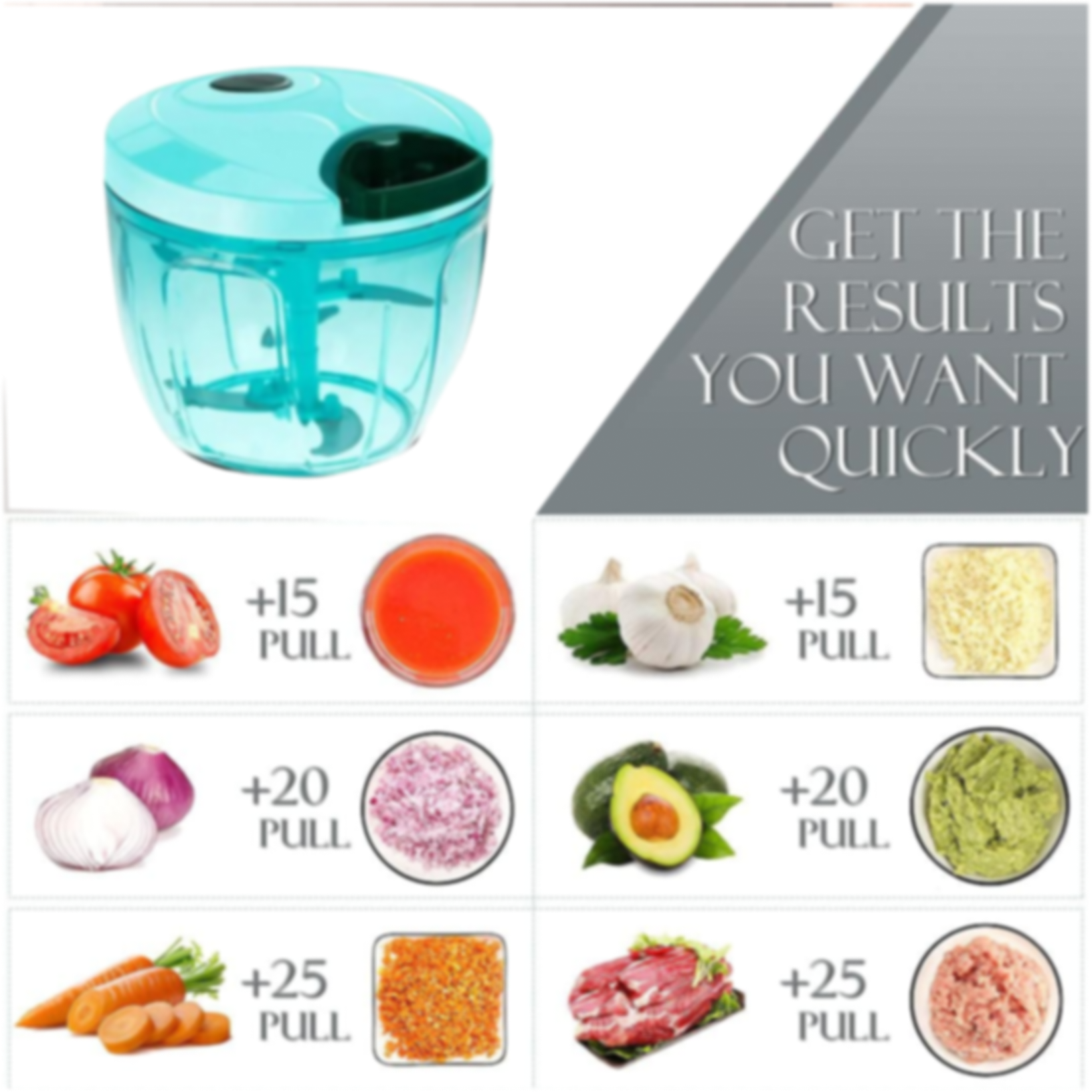 Manual vegetable chopper dicing onions quickly and tear-free for effortless cooking.