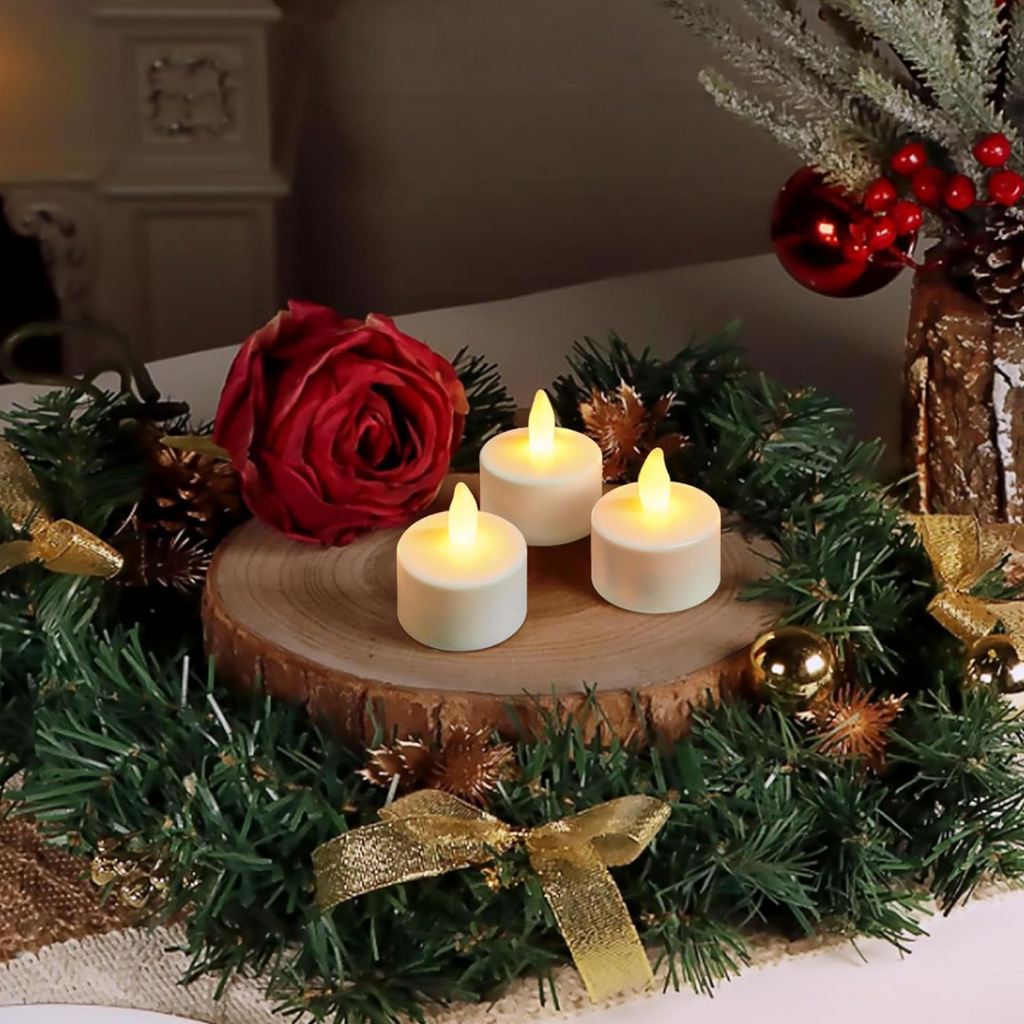 Waterproof floating tealights for celebrations