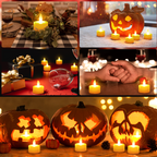 Elegant floating flameless LED candles for decor