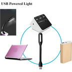 Side view of the flexible USB LED Light Lamp, showcasing its bendable design.
