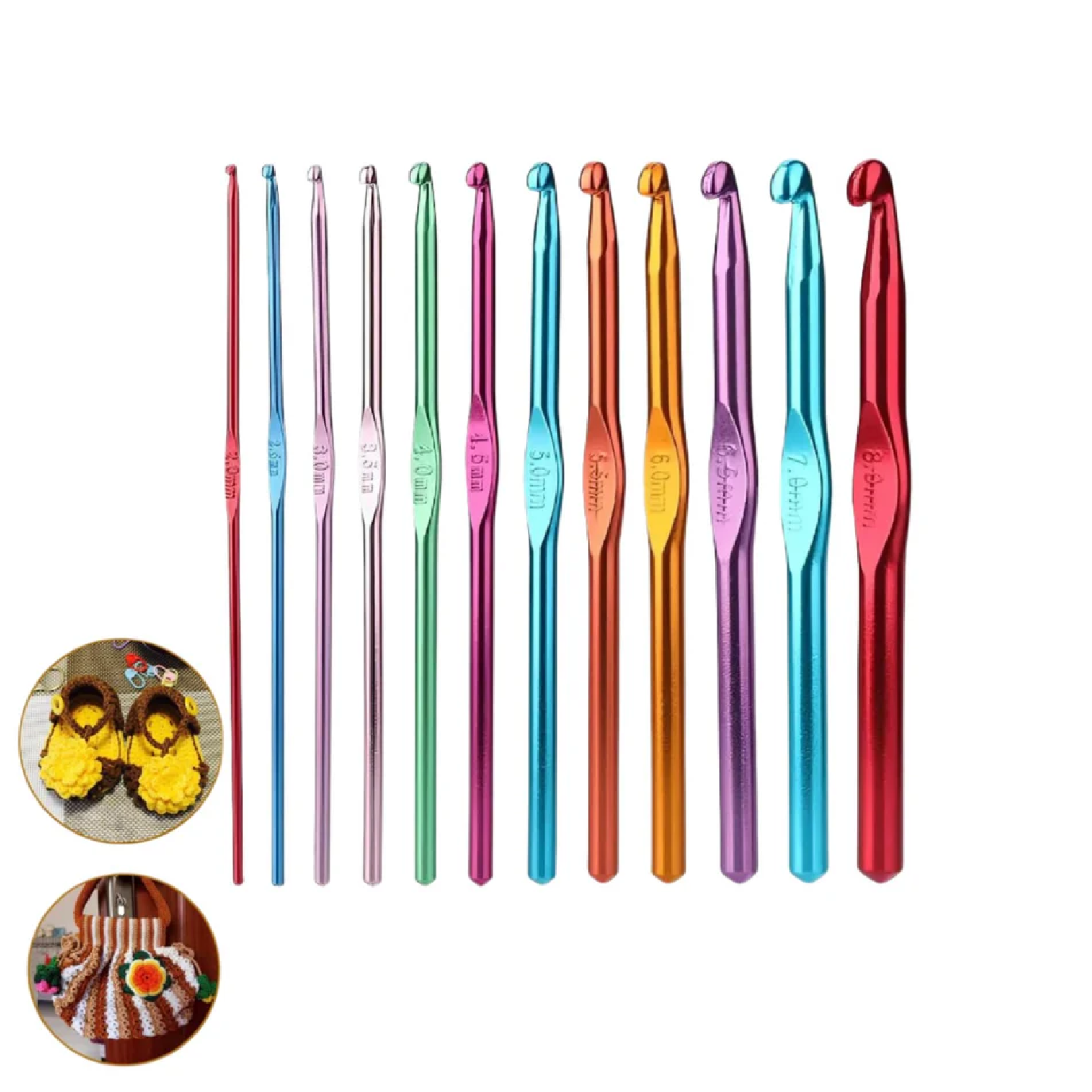 Another single, colorful crochet hook from the Arrive Kit collection.