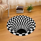 Durable polyester 3D vortex space carpet for bedroom and living room