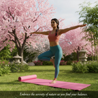 Person using the durable yoga mat for hot yoga or intense workout.