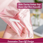 Compact tear-resistant garbage bags roll perfect for daily waste disposal