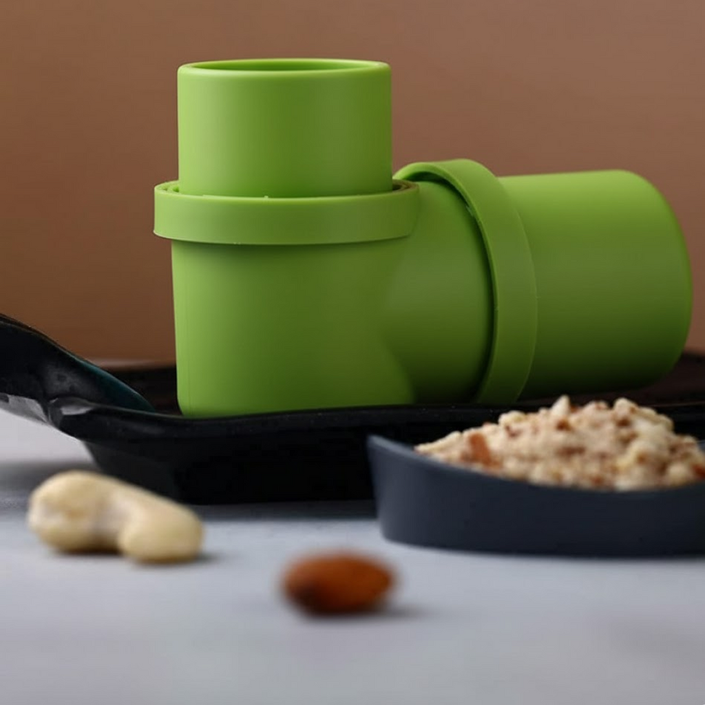 Ergonomic 3-in-1 kitchen slicer with a comfortable anti-slip grip handle.