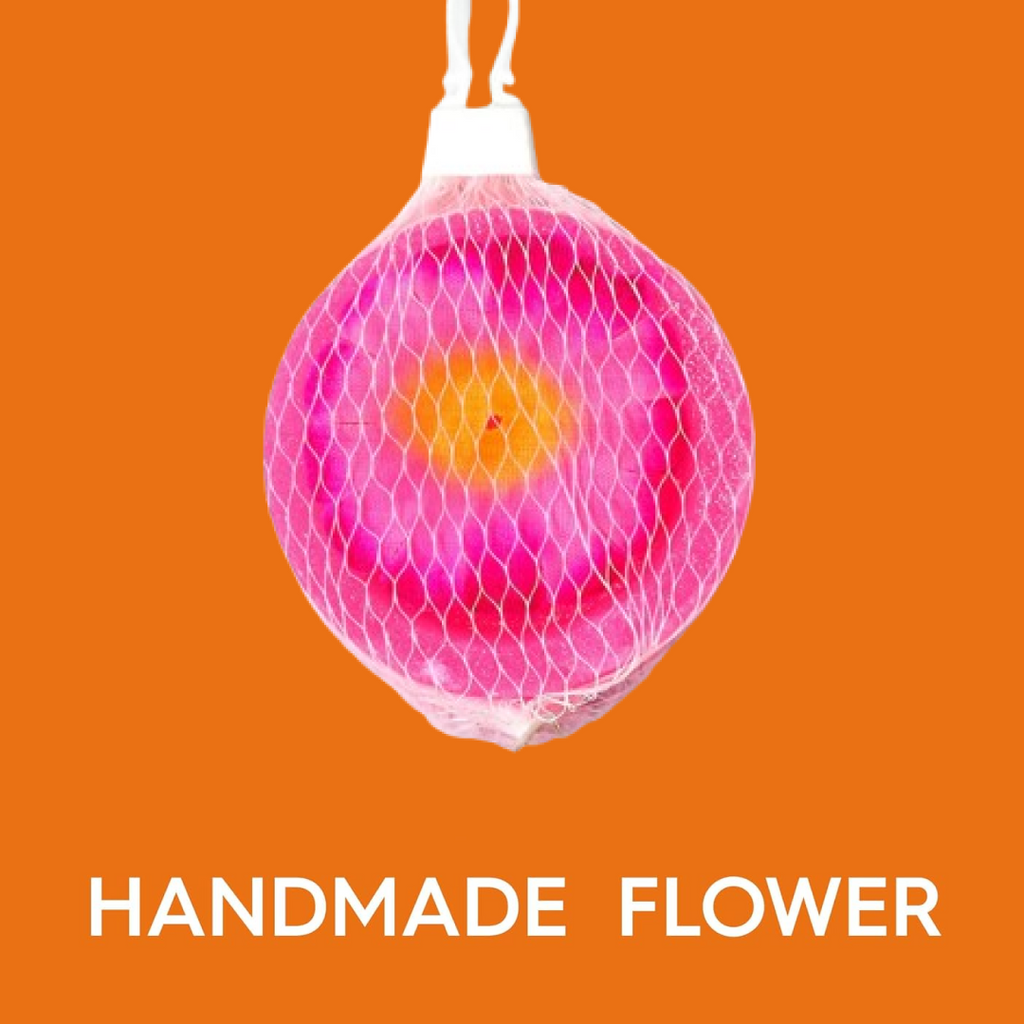 Front view of the Wonder Fresh Floral Air Freshener Block packaging.