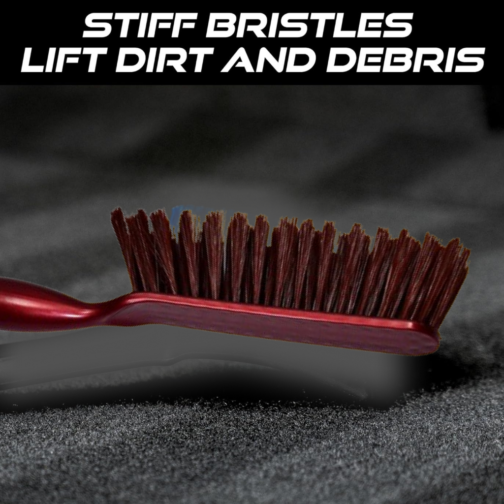Hand holding the ergonomic Velvet Wipe Car Cleaning Duster Brush.