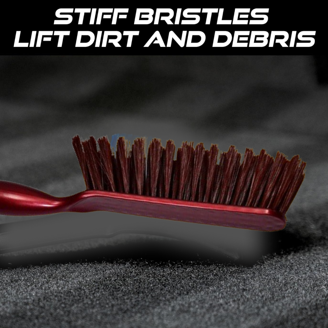 Hand holding the ergonomic Velvet Wipe Car Cleaning Duster Brush.