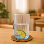 Supermom Casa Plastic Glass Set packaging showing product details