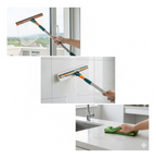 Close-up of the flexible, bendable head on the 3-in-1 Glass Wiper.