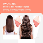 Close-up of the secure twist-and-loop system on a microfiber hair wrap.