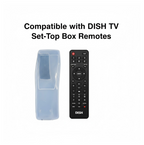 Side view of the flexible DISH TV remote cover holder.