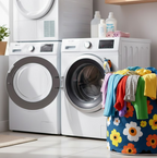 Stylish Organivo canvas laundry bag for home organization.
