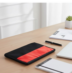 Rear view of the laptop sleeve, showing its minimalist design.