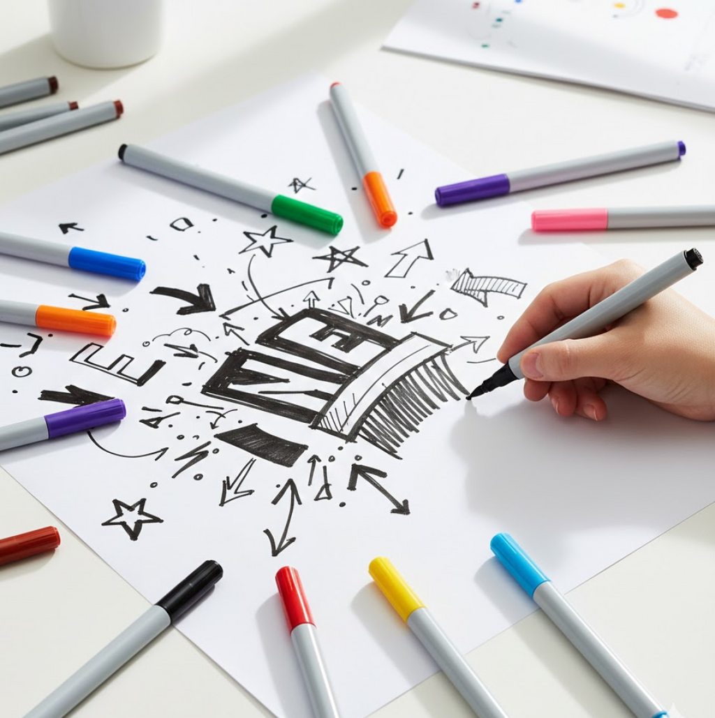 InkGlow brand logo and product details.