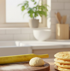 Lightweight wooden Bombay belan, ideal for daily home cooking and baking.