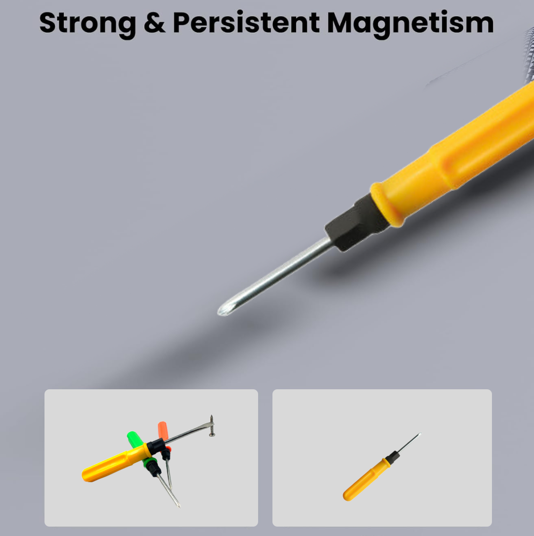 Side view of the XcelGrip Multipurpose Screwdriver highlighting its comfortable grip.
