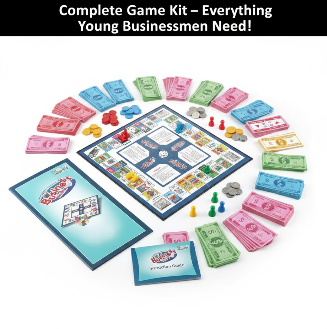 Ludo game board from the 5-in-1 educational games set for family fun.