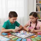 Bonus Treasure Island game board for adventurous play in the 5-in-1 set.