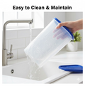 Single 2000ml transparent airtight food storage container by Organivo.