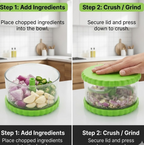 Side profile of the multi-functional Kitchen Chopper, showing its compact design.