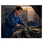 The BoltForce socket wrench set laid out, showcasing the variety of 6-point metric sockets.