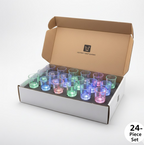 Reusable glowing LED shot glass for festive events