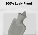 Infographic showing hot and cold therapy benefits of the versatile hot water bag.