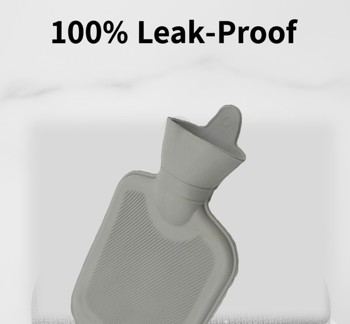 Infographic showing hot and cold therapy benefits of the versatile hot water bag.