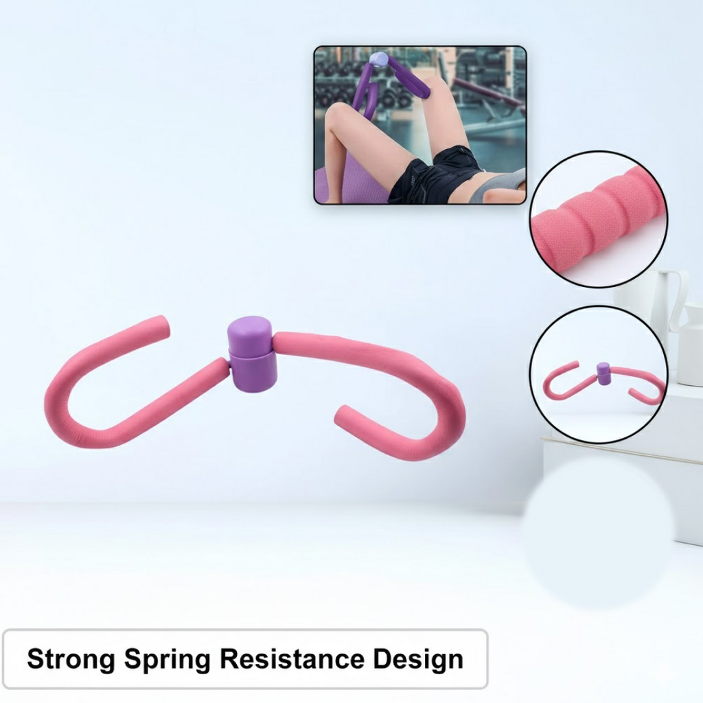 Side angle of the Thigh Toner showcasing its durable spring resistance for effective workouts.