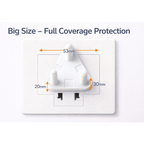 Durable ABS plastic baby safety socket cover for electric outlet