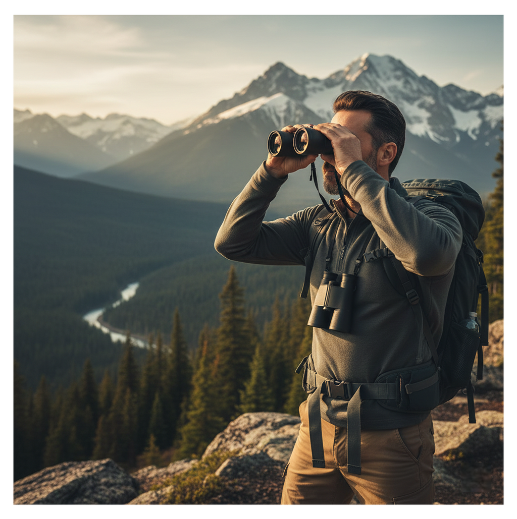 Learning Toy Binoculars featuring a secure wrist strap for active kids.