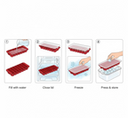 Ice Cube Tray with 2-in-1 Compartment – Leakproof & Durable Design
