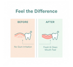 Toothbrush set featuring gentle bristles and travel-friendly covers