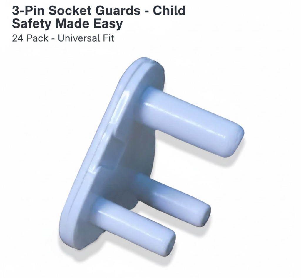 Triangle-shaped baby proof socket safety cover for large outlets